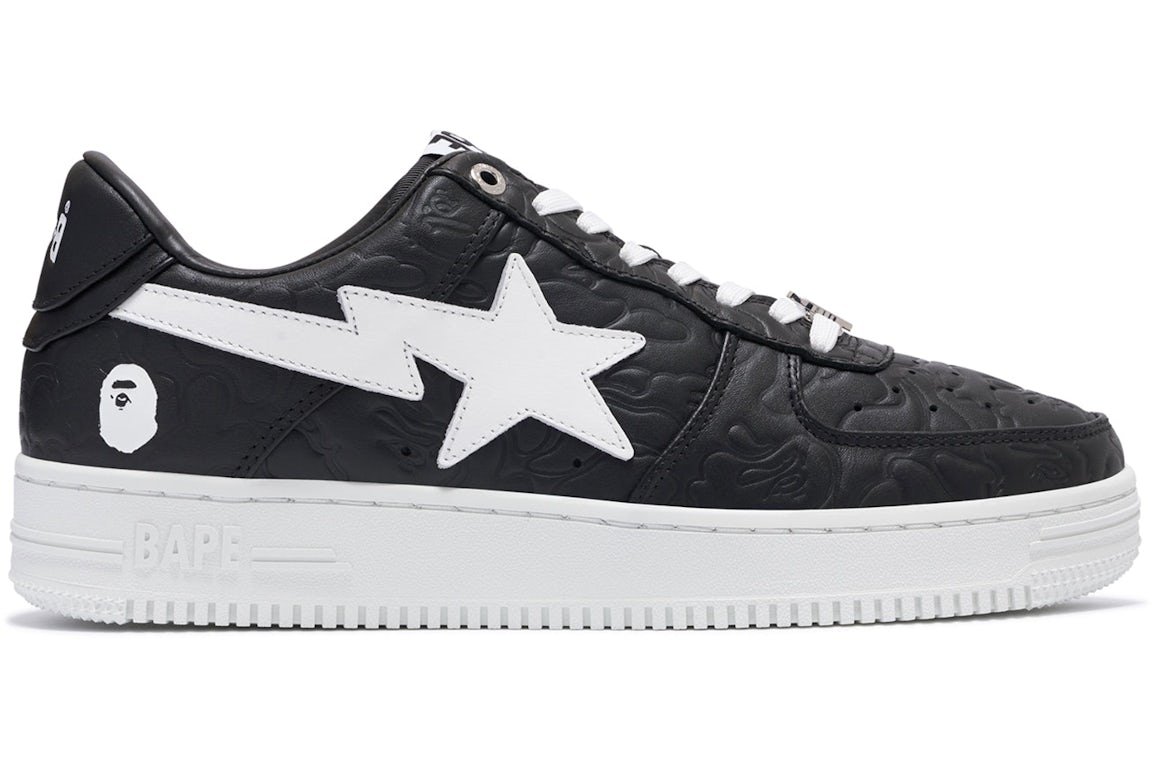 a bathing ape  Bape Sta low black